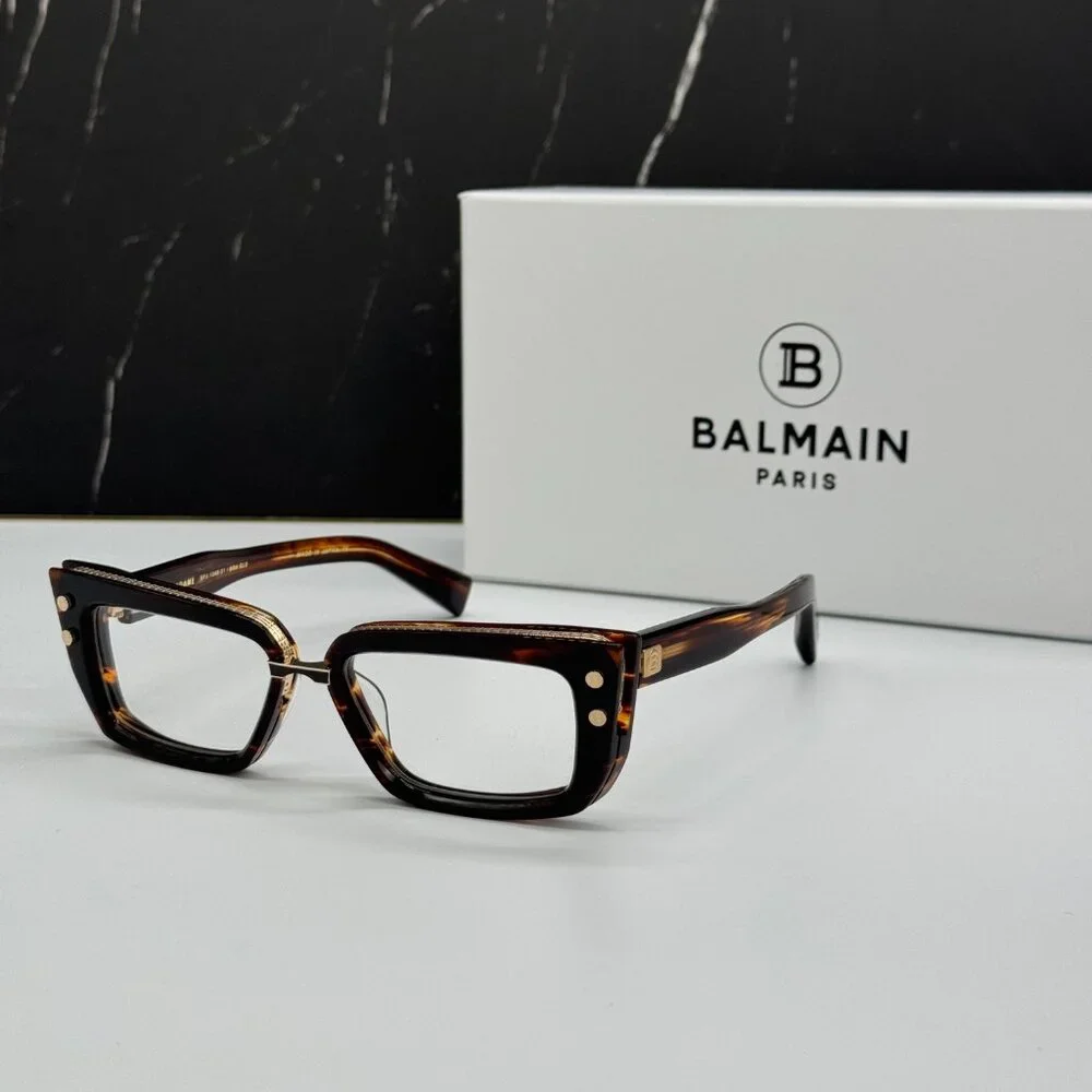 NEW BALMAIN MADAME BPX-134B WOMEN HAVANA BALMAIN EYEGLASSES